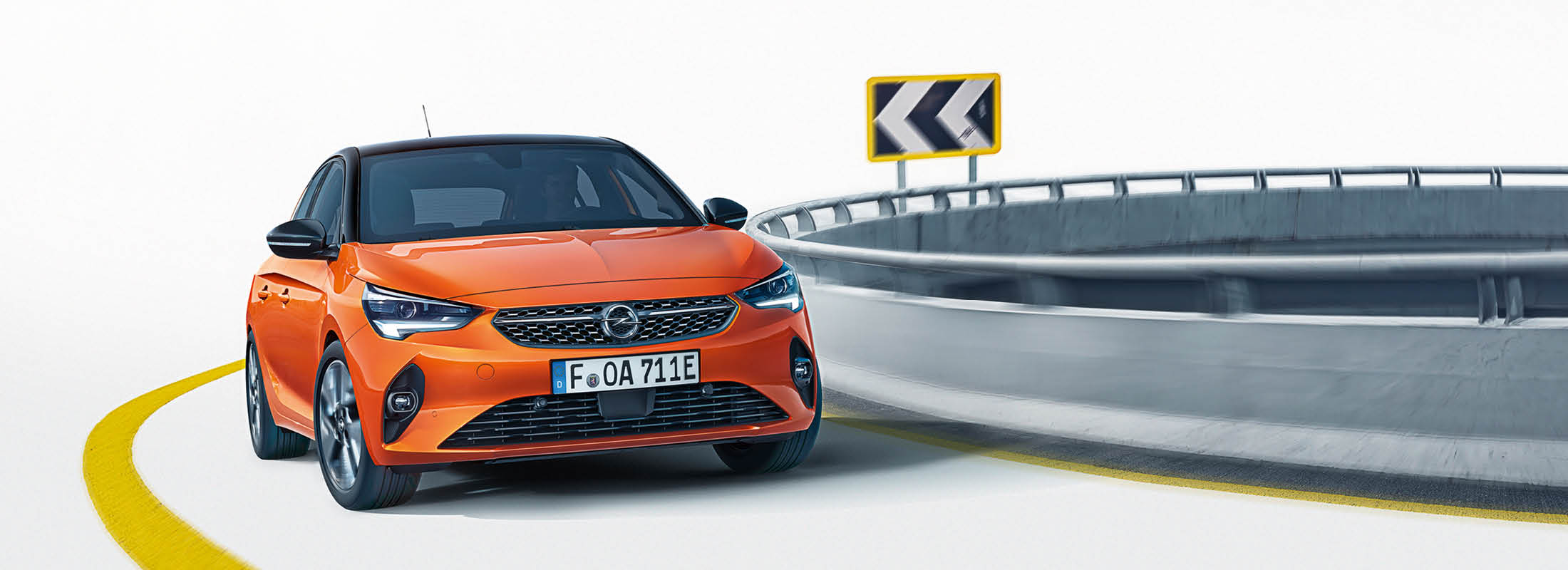 Opel Corsa-e fahrend
